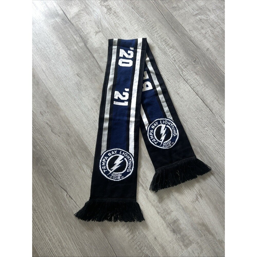 Tampa Bay Lightning Scarf Be The Thunder! Cup Year NHL Florida Blue